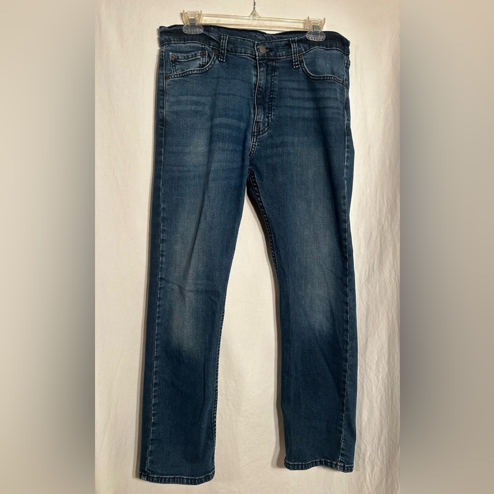 WOMENS 33 X 30 (ACTUAL 28 1/2) WAIST 32 LEVI'S 513 RED TAB BLUE DENIM JEANS